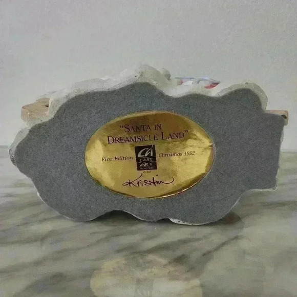 Lmt. Ed. Vintage "Santa In Dreamsicle Land" 1st Edition 1992 - Picture 7 of 7